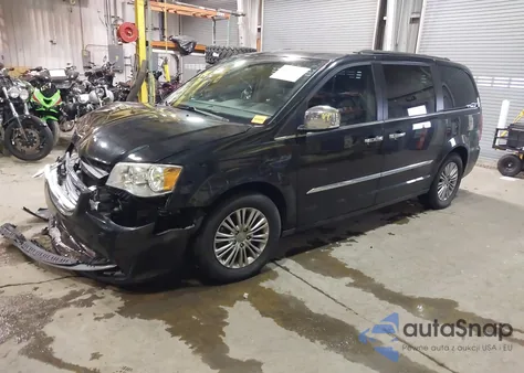 2016 Chrysler Town & Country Touring-L Anniversary Edition z USA, uszkodzony, nr VIN 2C4RC1CG8GR221424